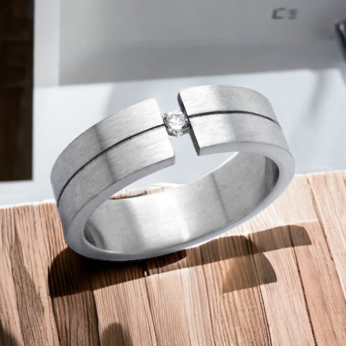   KERET NÉLKÜLI - 316L SEBÉSZETI MINŐSÉGŰ ROZSDAMENTES ACÉL  GYŰRŰ