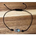  HAMSA - ZSINÓR + 925 EZÜST KARKÖTŐ