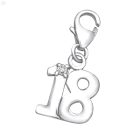 EZÜST TIZENNYOLC - 925 EZÜST KAPCSOS AMULETT