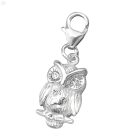 EZÜST BAGOLY - 925 EZÜST KAPCSOS AMULETT