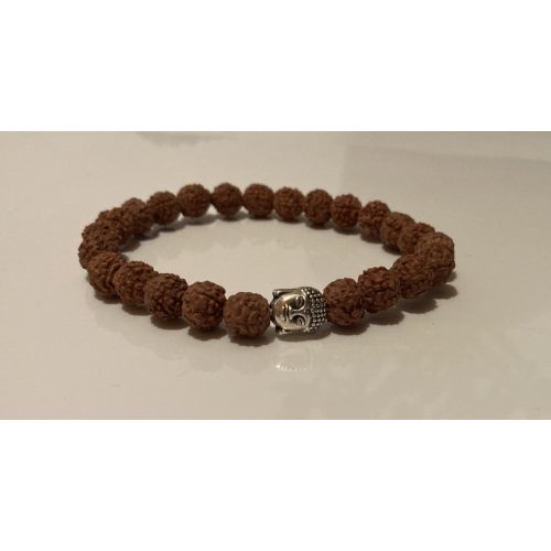 Rudraksha Buddha Karkötő világos barna