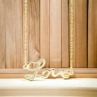 Ezüst (925) aranyozott nyaklánc LOVE